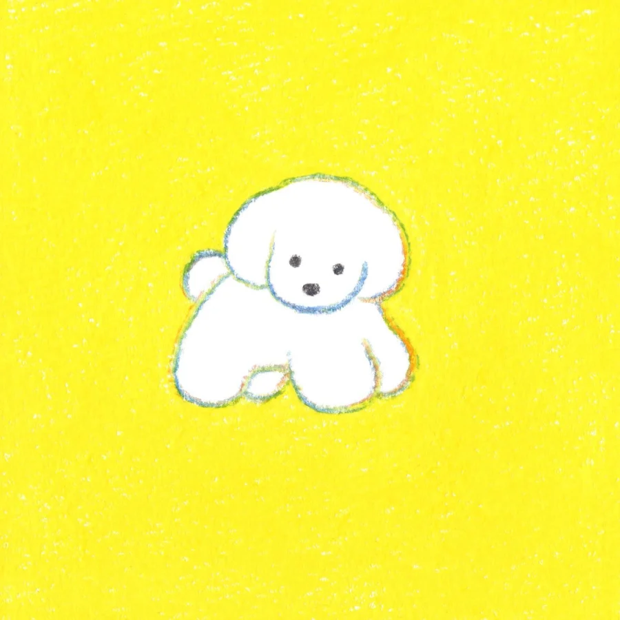 てらおかなつみ犬の絵